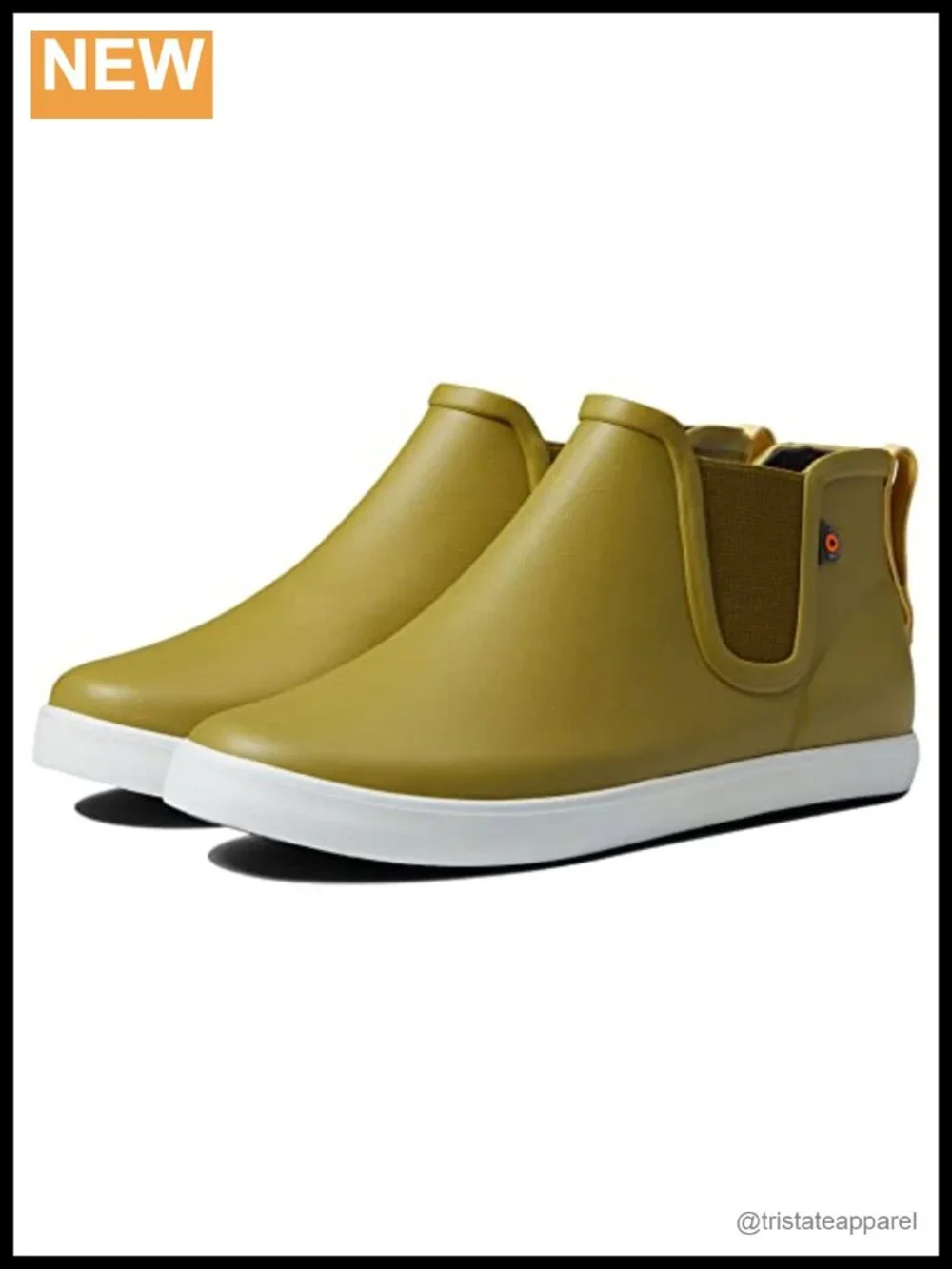 BOGS Kicker Rain Chelsea Boots Women Waterproof Rubber Ankle Boots Slip-On